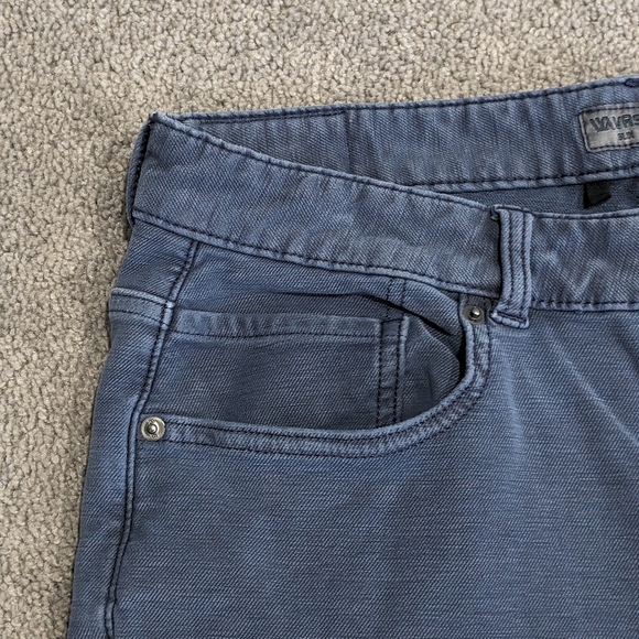 VRST Men's Blue Chino Slim Stretch Straight Pants Size 32x33 Blue Golf Denim - Picture 6 of 10